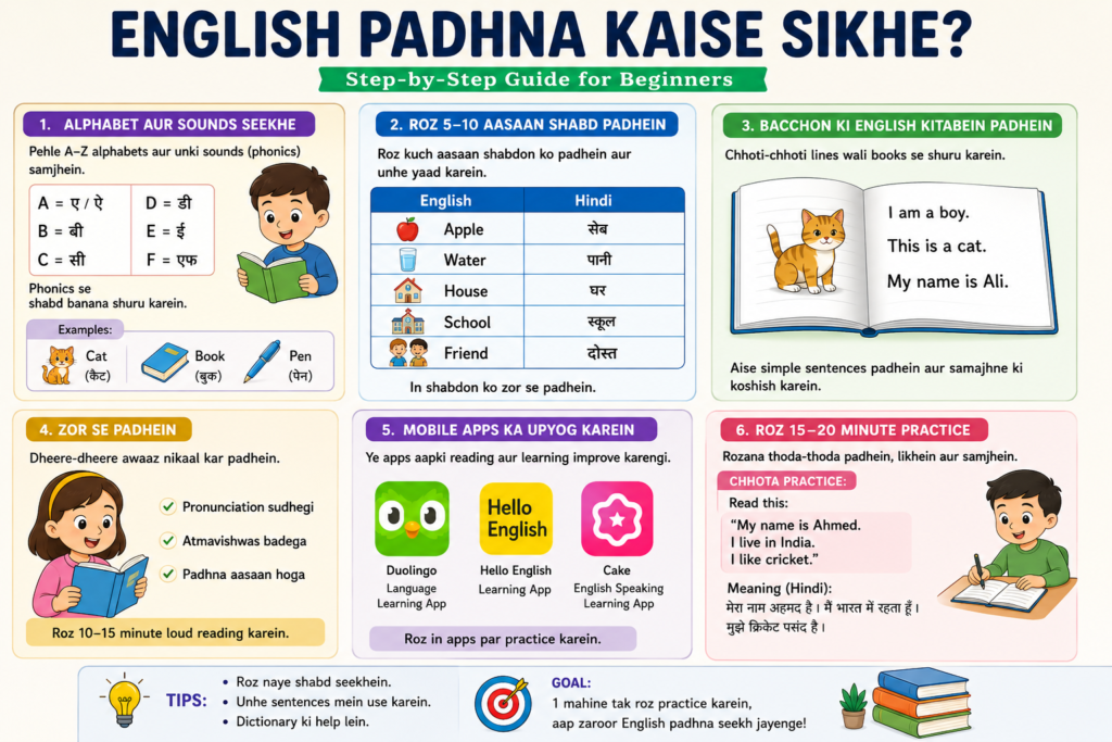 English Padhna Kaise Sikhe