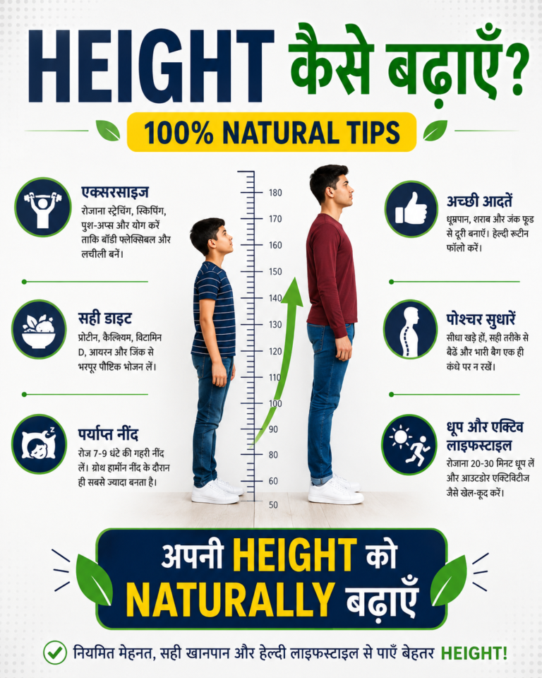 Height kaise badhaye