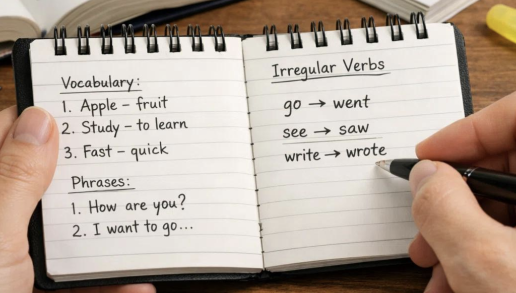 regular & irregular verbs
